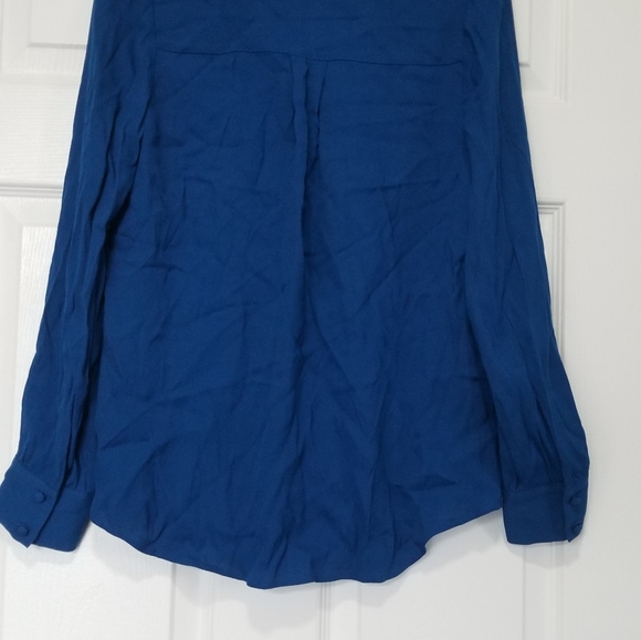 Wilfred Button Down Blue Shirt Size XS - Picture 6 of 12